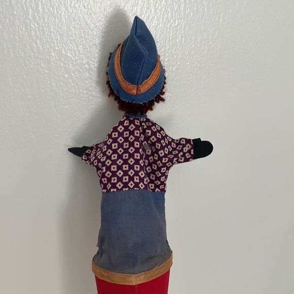 Antique German Puppet On Wood Stick - Picture 7 of 14